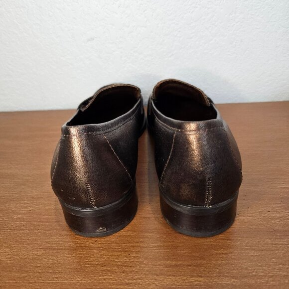 Men's Franco Sarto Dress Shoe Loafer Black Size 10 - Picture 5 of 11